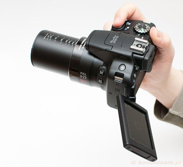 Canon Powershot SX50 HS odchylany ekran LCD
