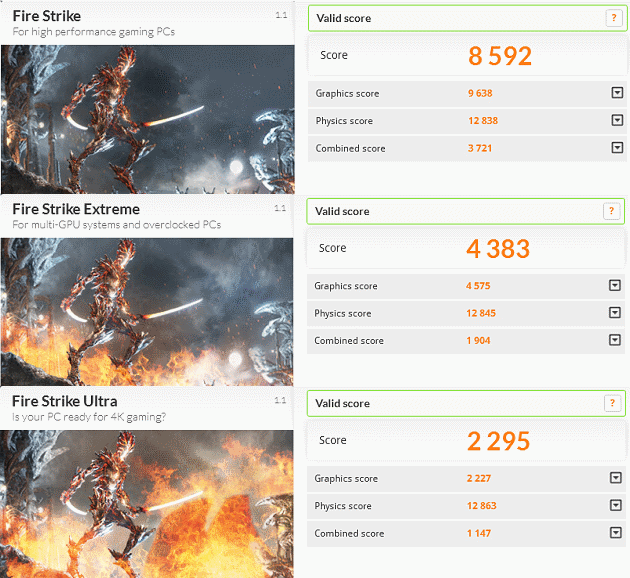 3D Mark Firestrike