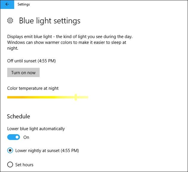 Windows 10 blue
