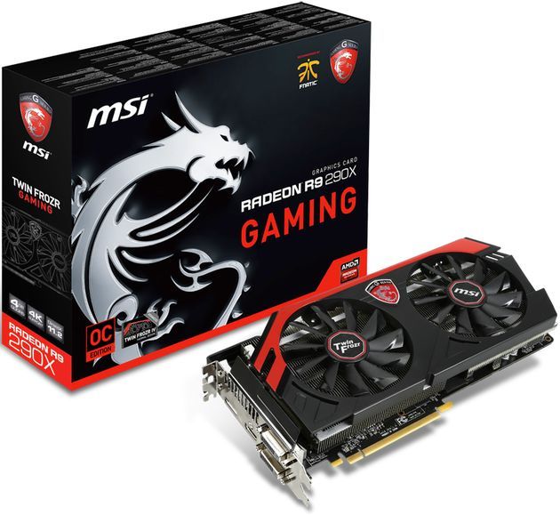 MSI Radeon R9 290X Gaming 4G karta graficzna zdjęcie opakowanie