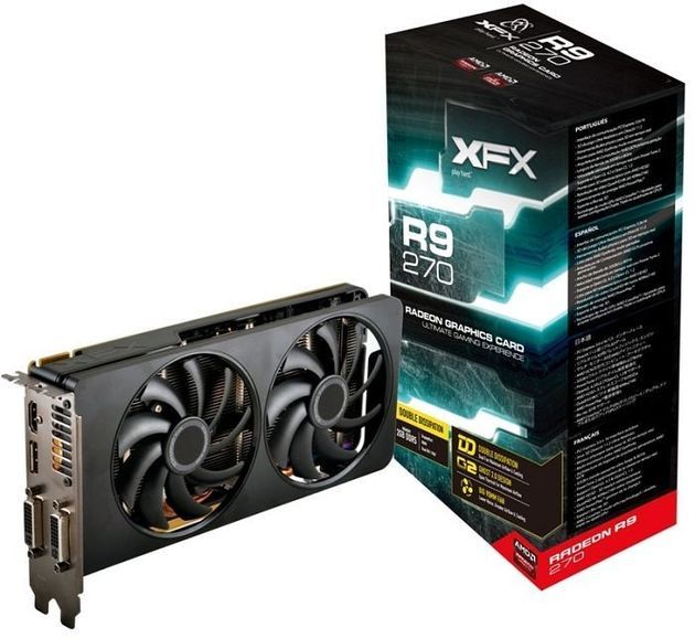 XFX Radeon R9 270 Double Dissipation karta graficzna zdjęcie opakowanie