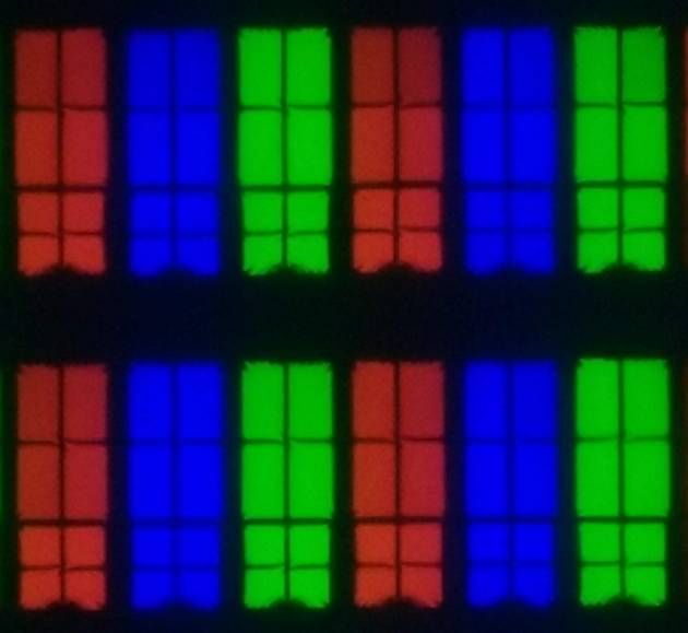 Samsung 49NU7172 - struktura subpixeli