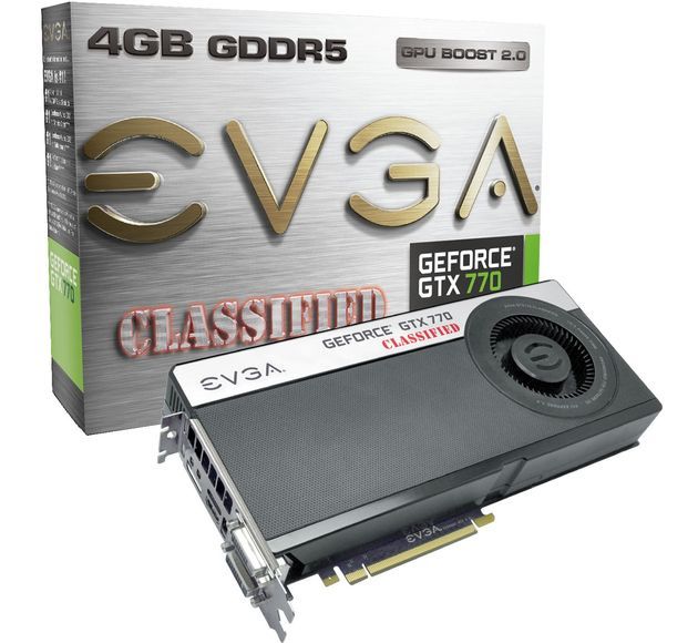 EVGA GeForce GTX 770 Classfied karta graficzna zdjęcie opakowanie