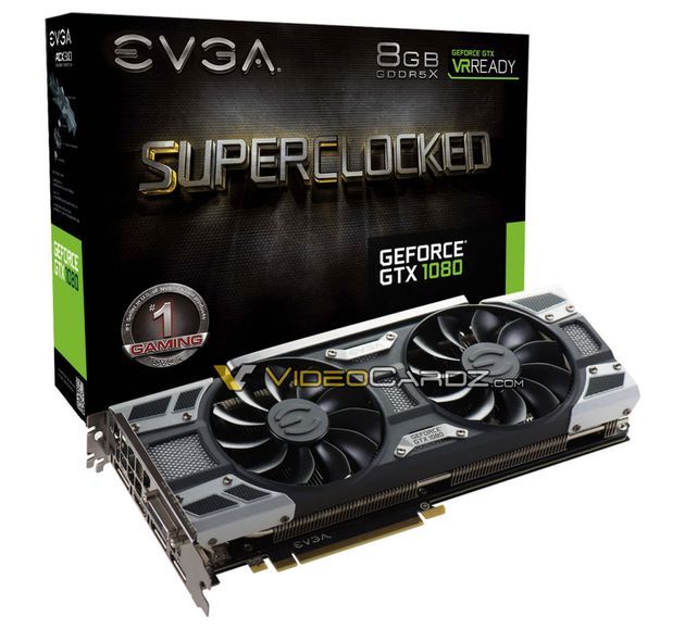 EVGA GeForce GTX 1080 SC karta graficzna