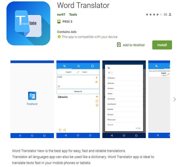 Word Translator