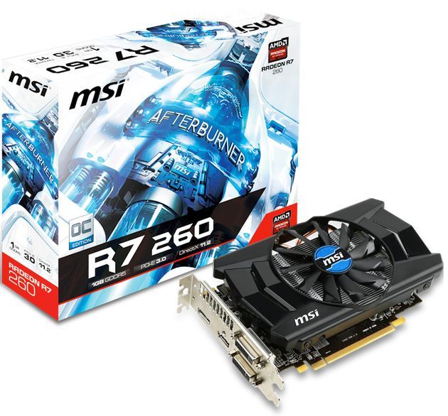 MSI Radeon R7 260 OC karta graficzna zdjęcie opakowanie