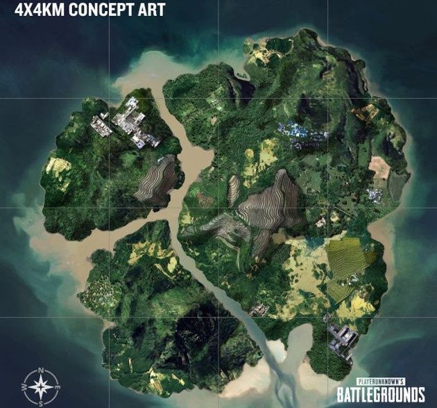 PUBG mapa 4