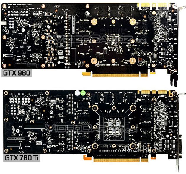 Nvidia GeForce GTX 980 karta graficzna - laminat porównanie do GeForce GTX 780 Ti