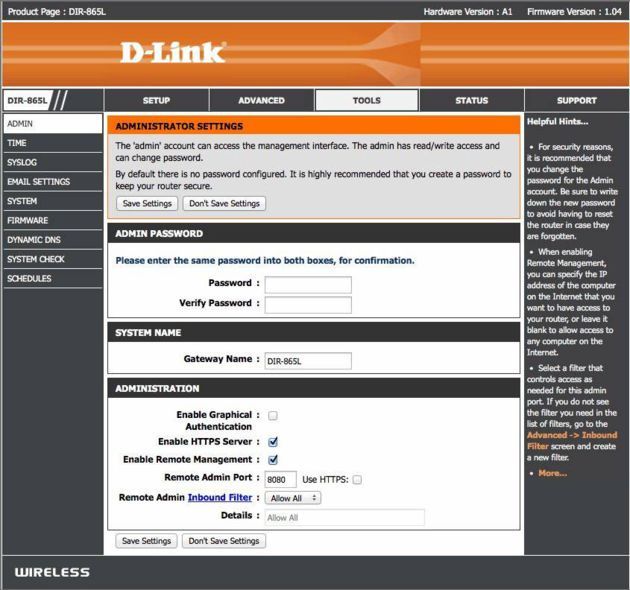 D-link DIR-865L - konfiguracja