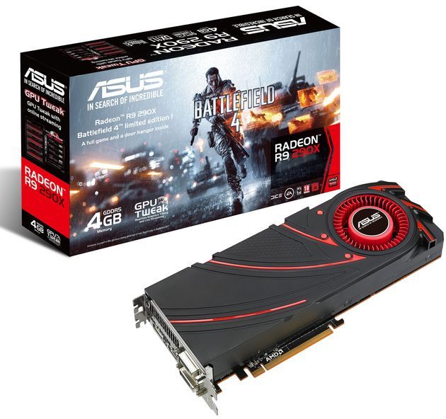 ASUS Radeon R9 290X Battlefield 4 karta graficzna zdjęcie
