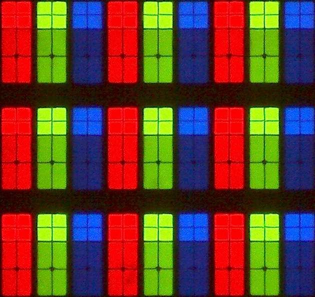 Samsung 43M5602 - struktura subpixeli