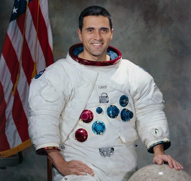 Harrison Schmitt Apollo 17 pamiątkowe foto