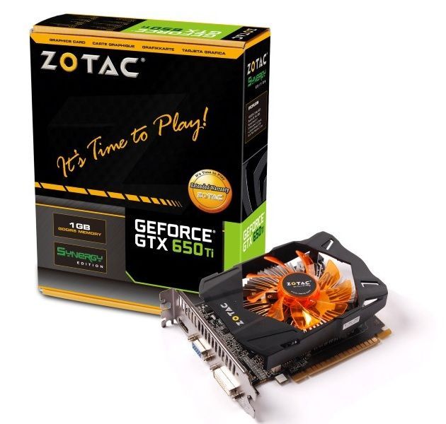Zotac GeForce GTX 650 Ti Synergy Edition karta graficzna zdjęcie opakowanie