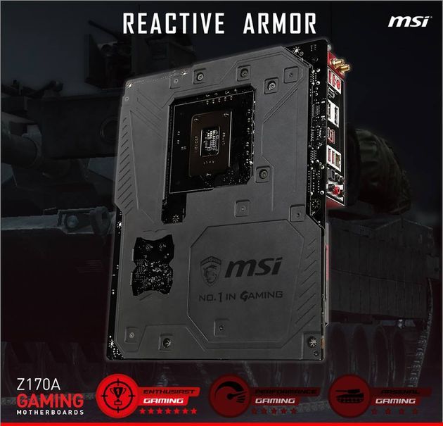 MSI Z170A Gaming M9 ACK płyta główna - Reactive Armor
