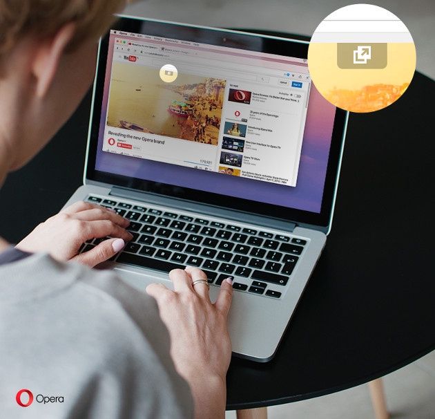 Opera beta wideo przycisk
