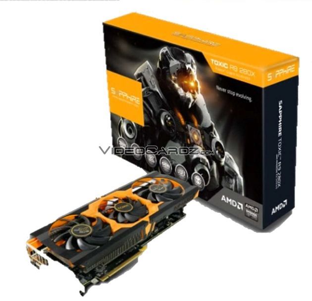 Sapphire Radeon R9 280X TOXIC karta graficzna zdjęcie