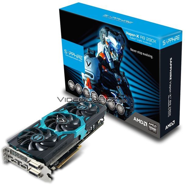 Sapphire Radeon R9 290X Vapor-X karta graficzna zdjęcie