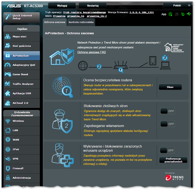 AiProtection menu