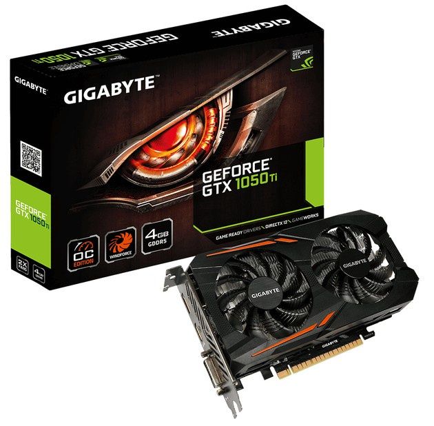 Gigabyte GeForce GTX 1050 Ti OC karta graficzna