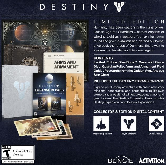 Destiny gra Limited Edition