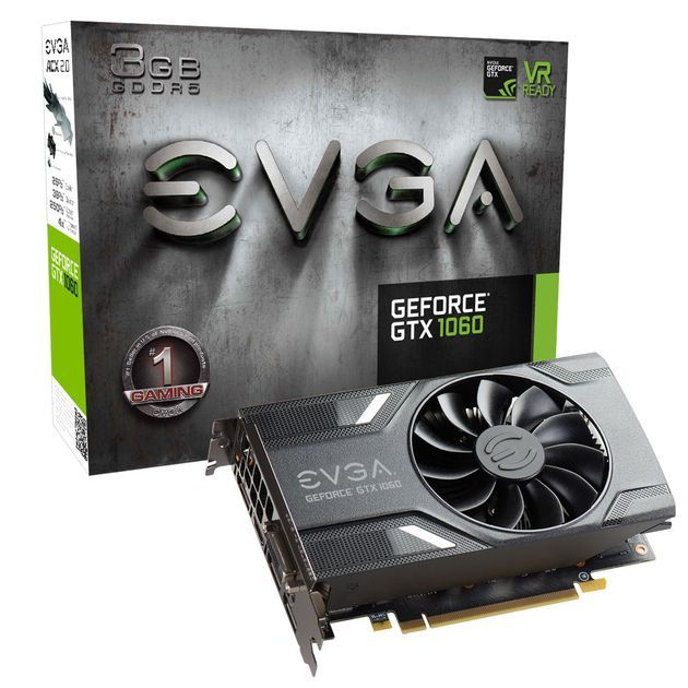 EVGA GeForce GTX 1060 3G karta graficzna