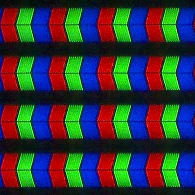 Panasonic 49EX633 - struktura subpixeli