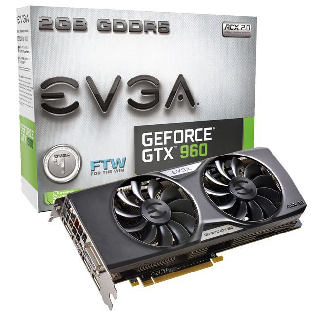 EVGA GeForce GTX 960 FTW ACX 2.0+ karta graficzna