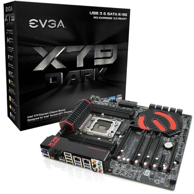 EVGA X79 Dark płyta główna zdjęcie opakowanie