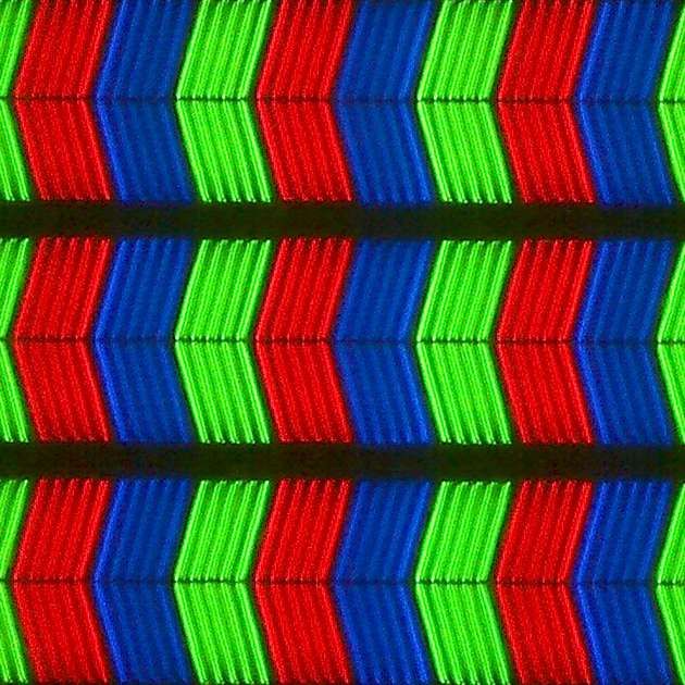 LG 43LJ594V - struktura subpixeli