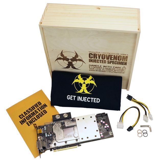 VisionTek CryoVenom R9 290 Limited Edition karta graficzna zestaw