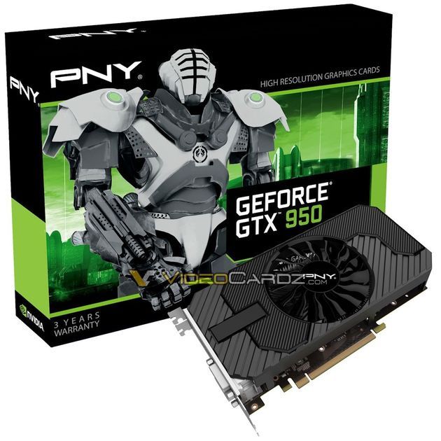 PNY GeForce GTX 950 karta graficzna