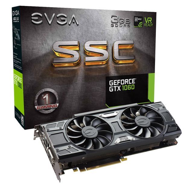 EVGA GeForce GTX 1060 3GB SSC karta graficzna