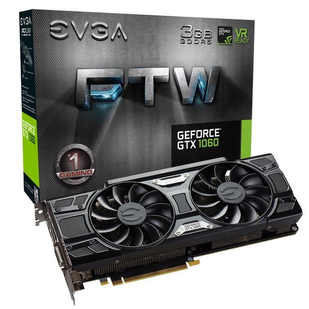 EVGA GeForce GTX 1060 3GB FTW karta graficzna