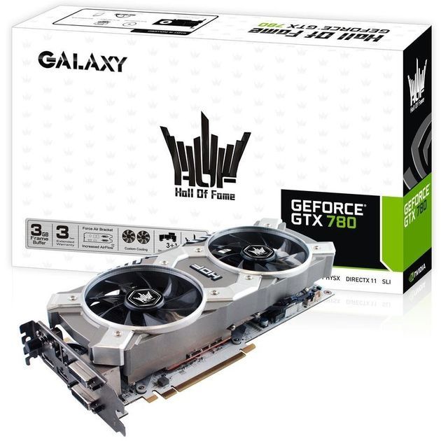 Galaxy GeForce GTX 780 HOF karta graficzna zdjęcie opakowanie