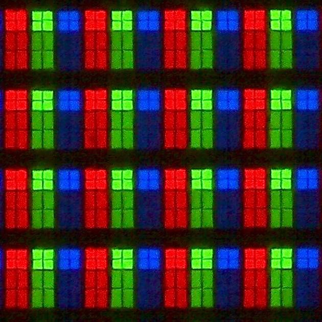 Samsung 49MU7002 - struktura subpixeli
