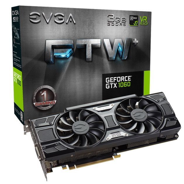 EVGA GeForce GTX 1060 3GB FTW+ karta graficzna