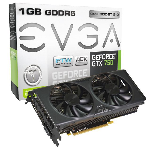 EVGA GeForce GTX 750 FTWkarta graficzna