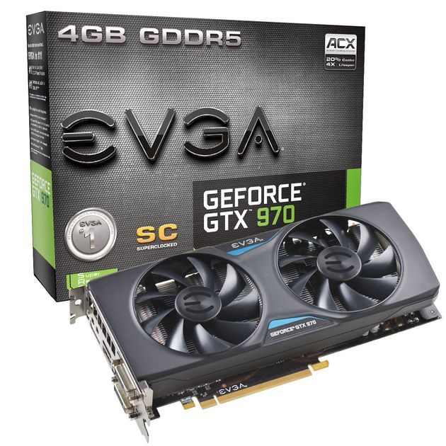 EVGA GeForce GTX 970 Superclocked ACX karta graficzna