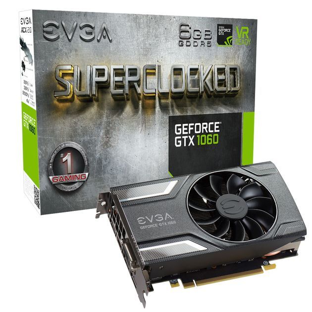 EVGA GeForce GTX 1060 6GB SuperClockerd karta graficzna