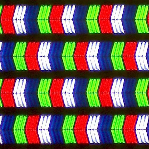 LG 55SJ810V - struktura subpixeli