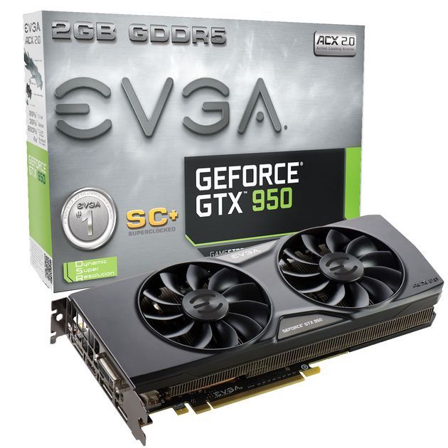 EVGA GeForce GTX 950 SC+ karta graficzna