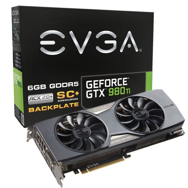 EVGA GeForce GTX 980 Ti Superclocked ACX 2.0+ (backplate) karta graficzna
