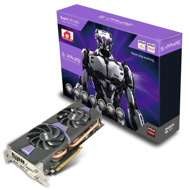 Sapphire Radeon R9 380 Dual-X 2GB karta graficzna