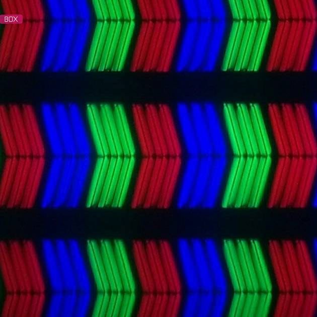 LG 55SM9010 - struktura subpixeli