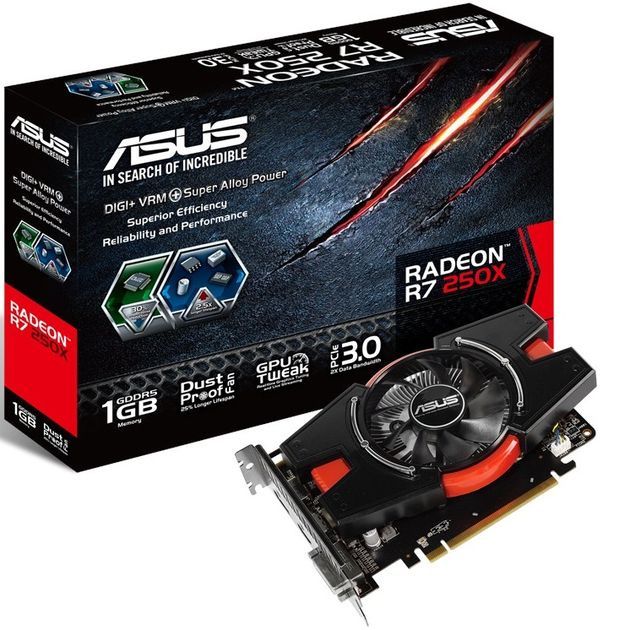 ASUS Radeon R7 250X karta graficzna zdjęcie