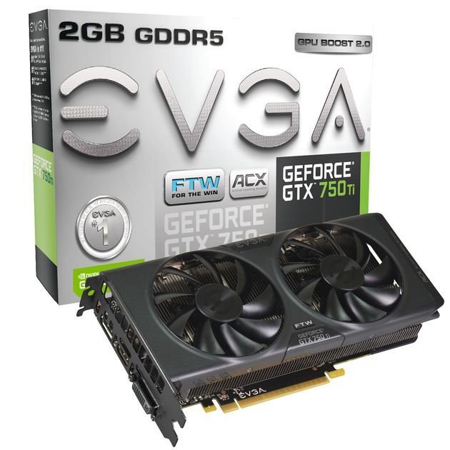 EVGA GeForce GTX 750 Ti FTW karta graficzna zdjęcie