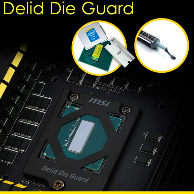 MSI Delid Die Guard technologia