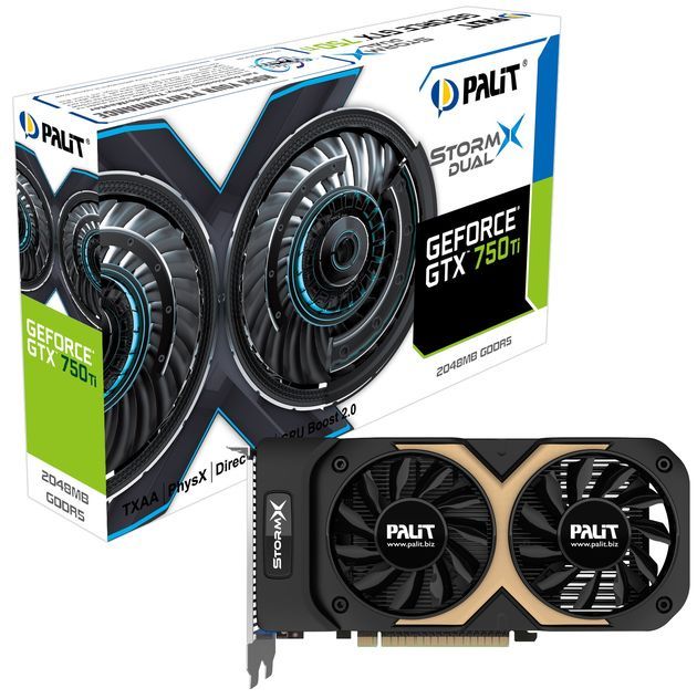 Palit GeForce GTX 750 Ti karta graficzna zdjęcie