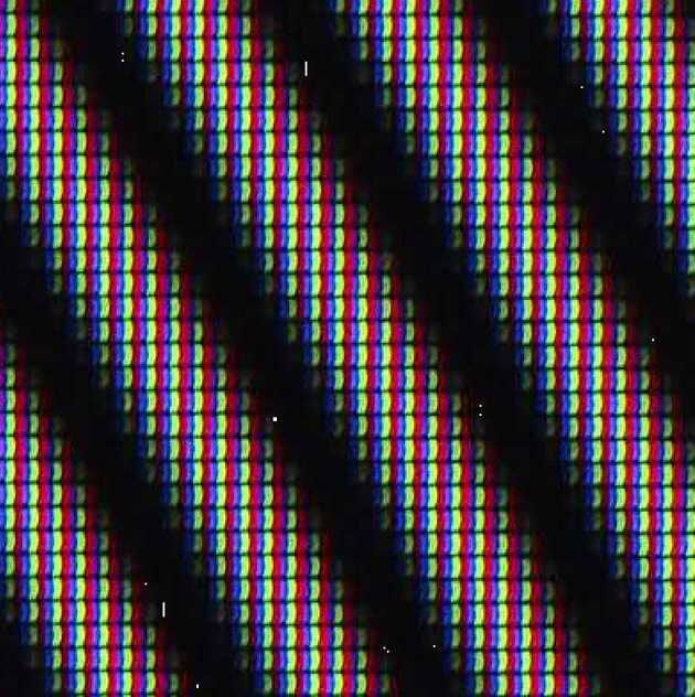 struktura subpixeli