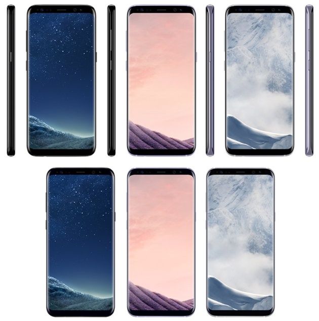 Galaxy S8 render kolory